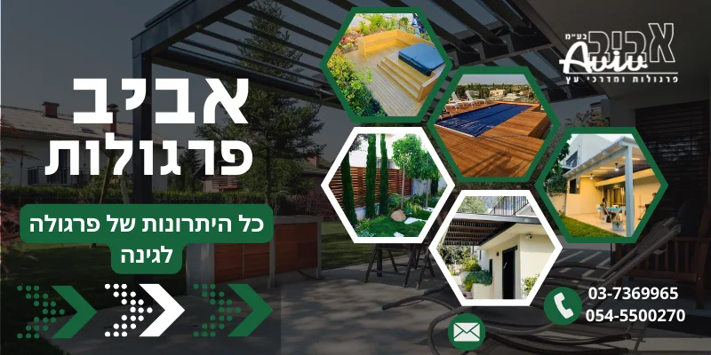 כל היתרונות של פרגולה לגינה - אביב פרגולות